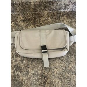 Unisex tan adjustable waist bag/ fanny pack/ bum bag. Ships in 24‎ hrs